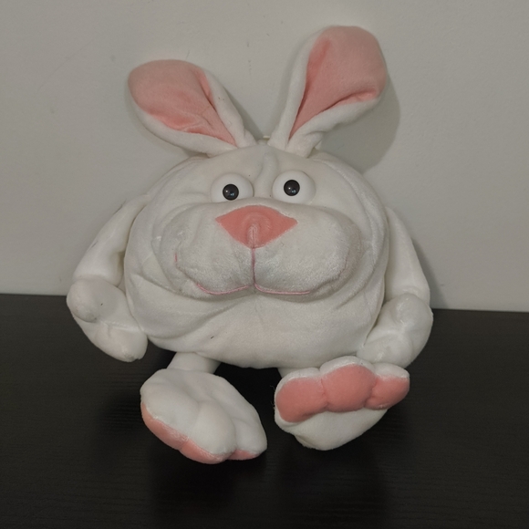 no brand Other - Pink and White Plush Bunny Toy